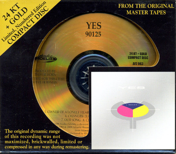 Yes : 90125 (HDCD, Album, Ltd, Num, RE, RM, 24k)