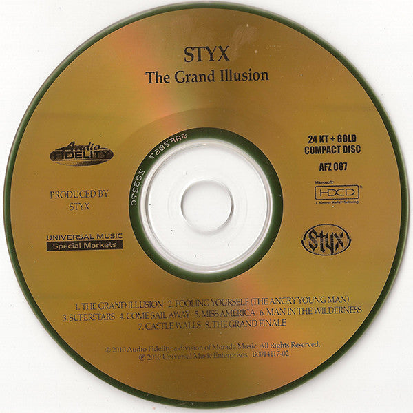 Styx : The Grand Illusion (HDCD, Album, Ltd, Num, RE, RM)