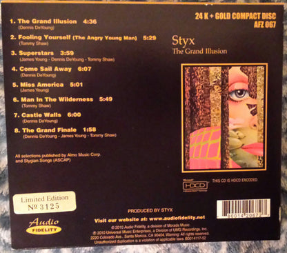 Styx : The Grand Illusion (HDCD, Album, Ltd, Num, RE, RM)