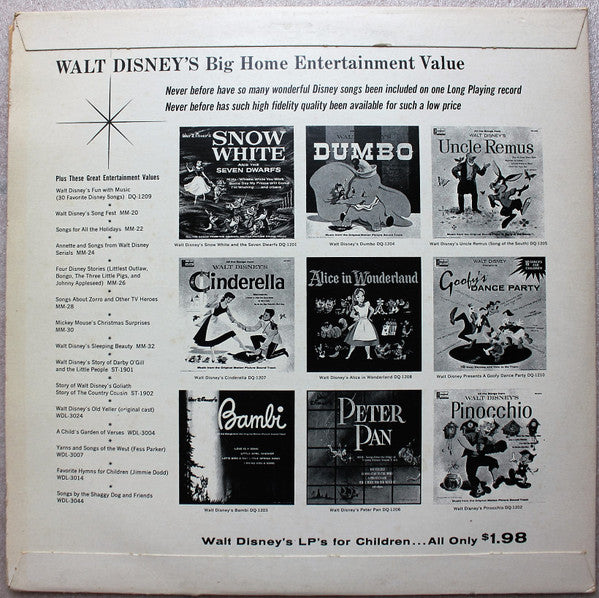 Frances Archer And Beverly Gile, Gwyn Conger : Walt Disney Presents A Child's Garden Of Verses And Other Stories For Children (LP, Album, RE)