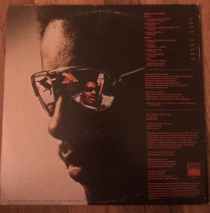Stevie Wonder : Music Of My Mind (LP, Promo, Gat)