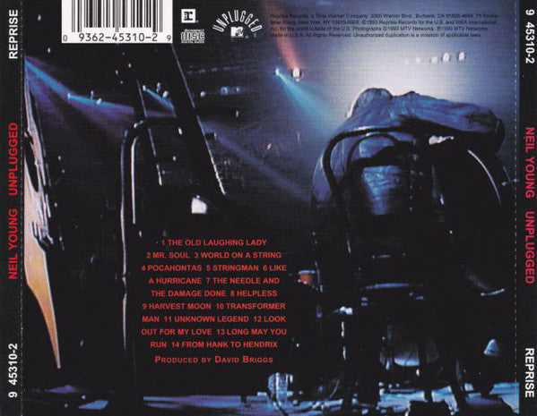 Neil Young : Unplugged (CD, Album, SRC)