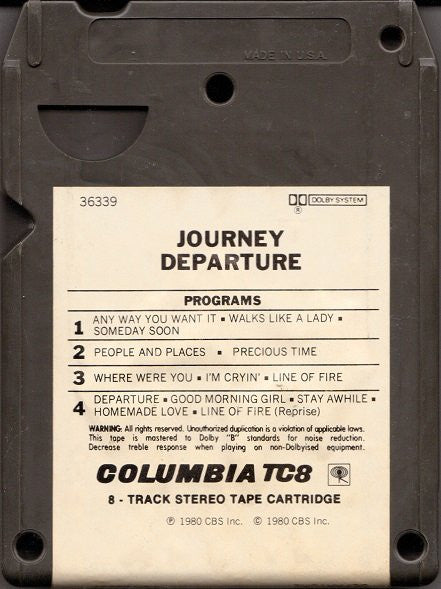 Journey : Departure (8-Trk, Album)