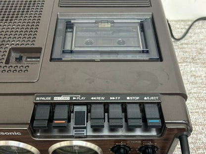Panasonic TR-5000 Portable Radio * Cassette * B&W TV * Fully Serviced * New Belts * Manual