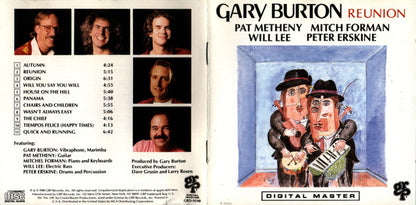 Gary Burton : Reunion (CD, Album)