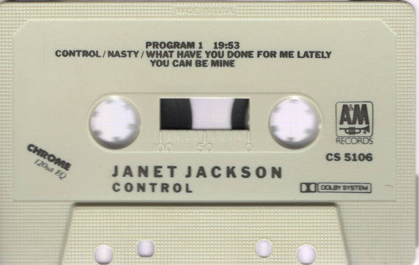 Janet Jackson : Control (Cass, Album, Tex)