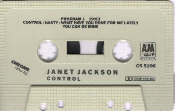 Janet Jackson : Control (Cass, Album, Tex)