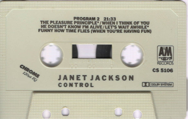 Janet Jackson : Control (Cass, Album, Tex)