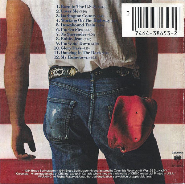 Bruce Springsteen : Born In The U.S.A. (CD, Album, RE, RP)