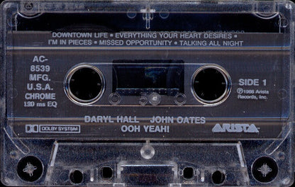 Daryl Hall & John Oates : Ooh Yeah! (Cass, Album, Club, Chr)