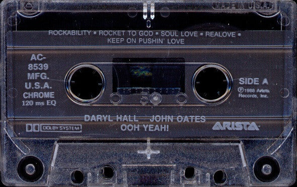 Daryl Hall & John Oates : Ooh Yeah! (Cass, Album, Club, Chr)