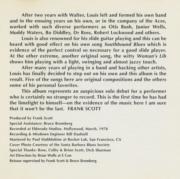 Louis Myers : I'm A Southern Man (CD, Album, RE)