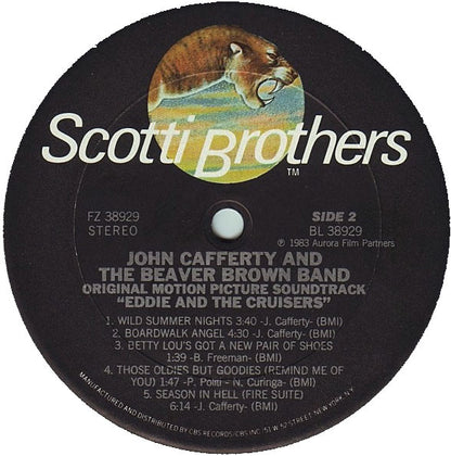 John Cafferty And The Beaver Brown Band : Eddie And The Cruisers (Original Motion Picture Soundtrack) (LP, Album, Pit)