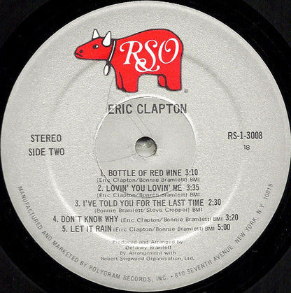 Eric Clapton : Eric Clapton (LP, Album, RE, 18 )