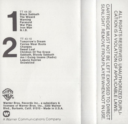 Black Sabbath : We Sold Our Soul For Rock 'N' Roll (Cass, Comp, Club)