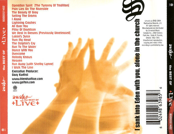 Live : Awake - The Best Of (CD, Comp)
