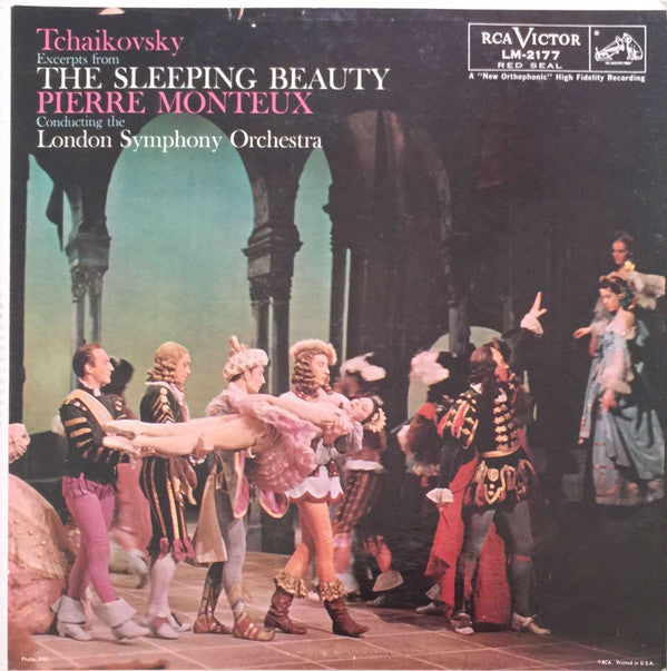 Pyotr Ilyich Tchaikovsky - Pierre Monteux Conducting The London Symphony Orchestra : Excerpts From The Sleeping Beauty (LP, Album, Mono)
