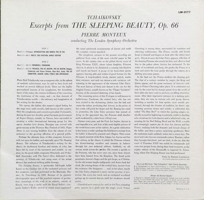 Pyotr Ilyich Tchaikovsky - Pierre Monteux Conducting The London Symphony Orchestra : Excerpts From The Sleeping Beauty (LP, Album, Mono)