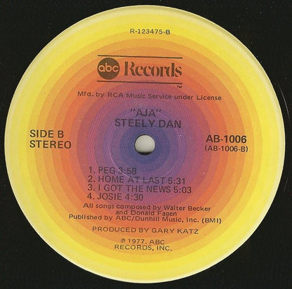 Steely Dan : Aja (LP, Album, Club, RCA)