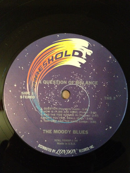 The Moody Blues : A Question Of Balance (LP, Album, RP, TH )