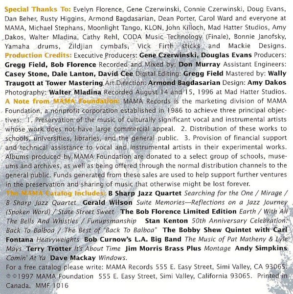 The Bob Florence Limited Edition : Earth (CD, Album)