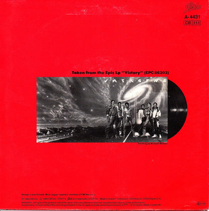 Jacksons* : State Of Shock (7", Single)