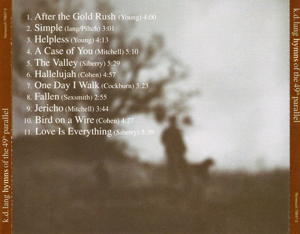 k.d. lang : Hymns Of The 49th Parallel (CD, Album)