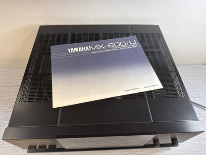 Yamaha MX-600U Power Amplifier * Manual