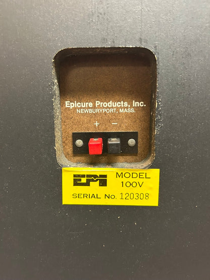 Epicure EPI 100V Speakers * New Foams 10/2026 * Original Box