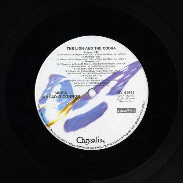 Sinéad O'Connor : The Lion And The Cobra (LP, Album, Car)