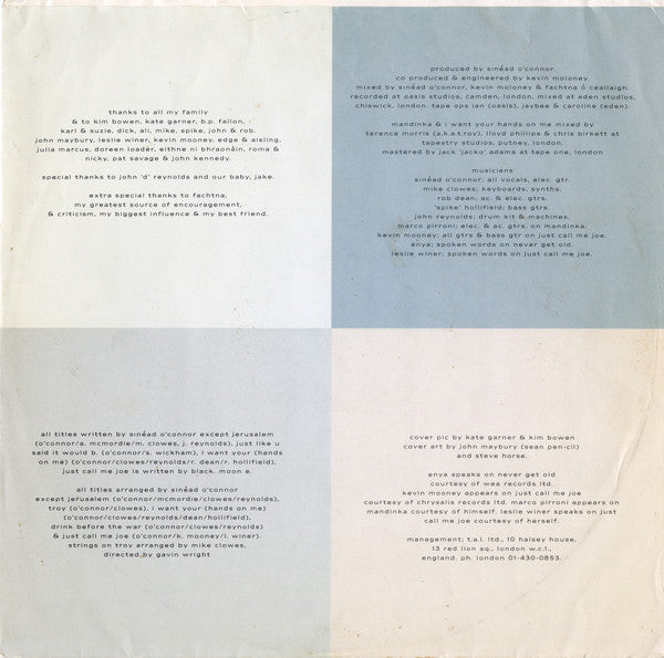 Sinéad O'Connor : The Lion And The Cobra (LP, Album, Car)