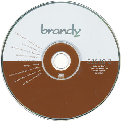 Brandy (2) : Brandy (CD, Album, Club)
