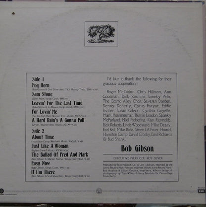 Bob Gibson : Bob Gibson (LP, Album, Red)