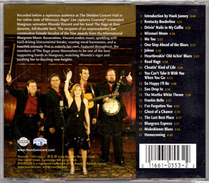 Rhonda Vincent And The Rage : Ragin' Live (CD, Album)