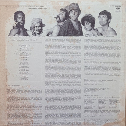 Johnny Mandel : M*A*S*H (Original Soundtrack Recording) (LP, Album)