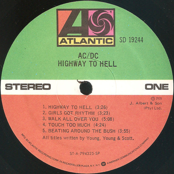 AC/DC : Highway To Hell (LP, Album, RE, Spe)