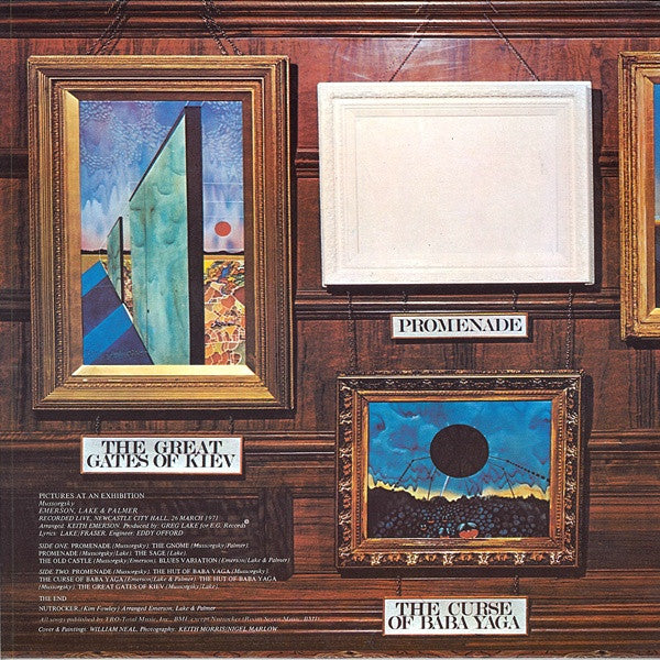 Emerson, Lake & Palmer : Pictures At An Exhibition (LP, Album, SP )