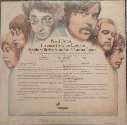 Procol Harum In Concert With The Edmonton Symphony Orchestra : Live (LP, Album, Mon)