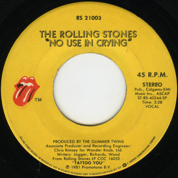 The Rolling Stones : Start Me Up (7", Single, Spe)