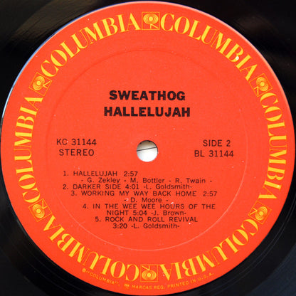 Sweathog : Hallelujah (LP, Album, Ter)