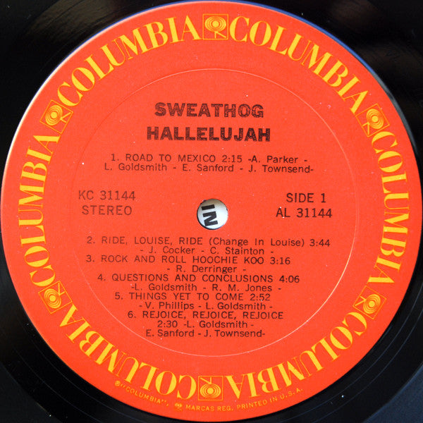 Sweathog : Hallelujah (LP, Album, Ter)