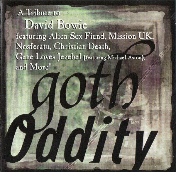 Various : Goth Oddity - A Tribute To David Bowie (CD, Comp)