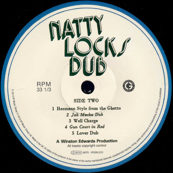Winston Edwards : Natty Locks Dub  (LP, Album, RE)