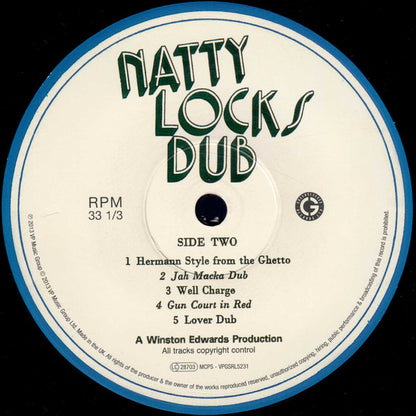 Winston Edwards : Natty Locks Dub  (LP, Album, RE)