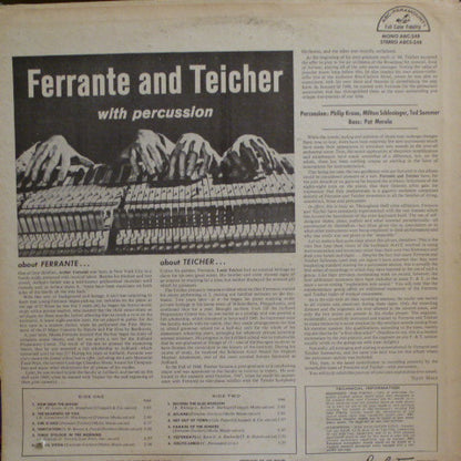 Ferrante & Teicher : Ferrante & Teicher With Percussion (LP, Album)