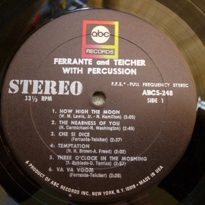 Ferrante & Teicher : Ferrante & Teicher With Percussion (LP, Album)