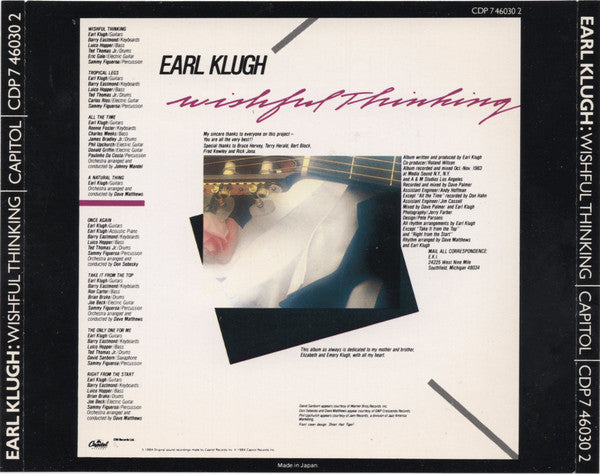 Buy Earl Klugh : Wishful Thinking (CD, Album) Online for a great