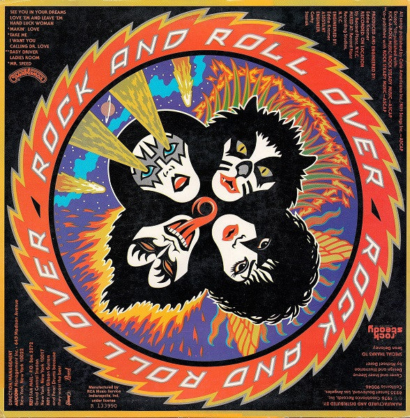 Kiss : Rock And Roll Over (LP, Album, Club, Blu)
