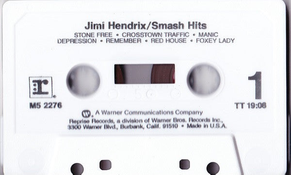 Jimi Hendrix : Smash Hits (Cass, Comp, RE)