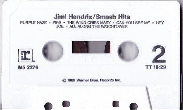 Jimi Hendrix : Smash Hits (Cass, Comp, RE)